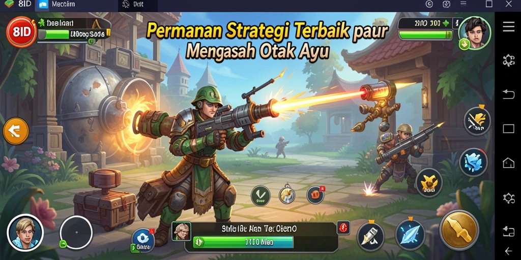 Tampilan gameplay menarik dalam permainan strategi 8ID.