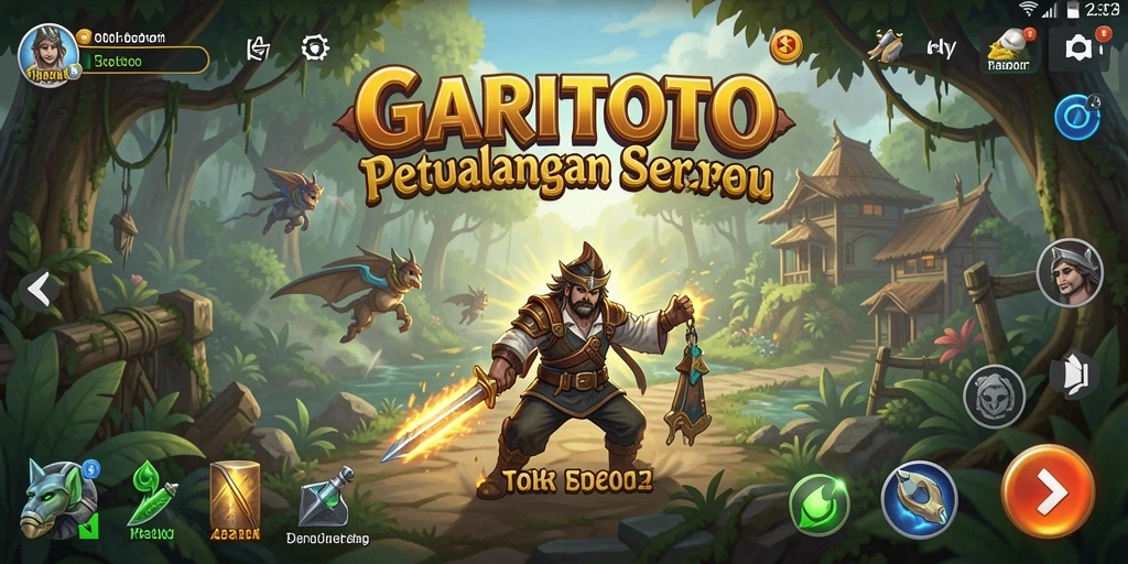 Gameplay seru GARITOTO dengan dunia petualangan yang menarik.