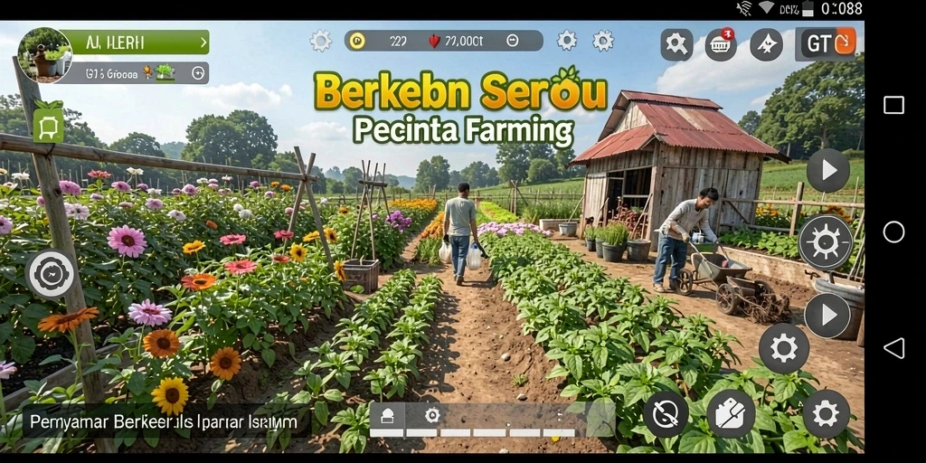 Tampilan gameplay yang menarik dan seru dalam GT108.