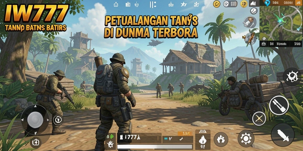 Gameplay IW777 menunjukkan petualangan di dunia terbuka yang luas.