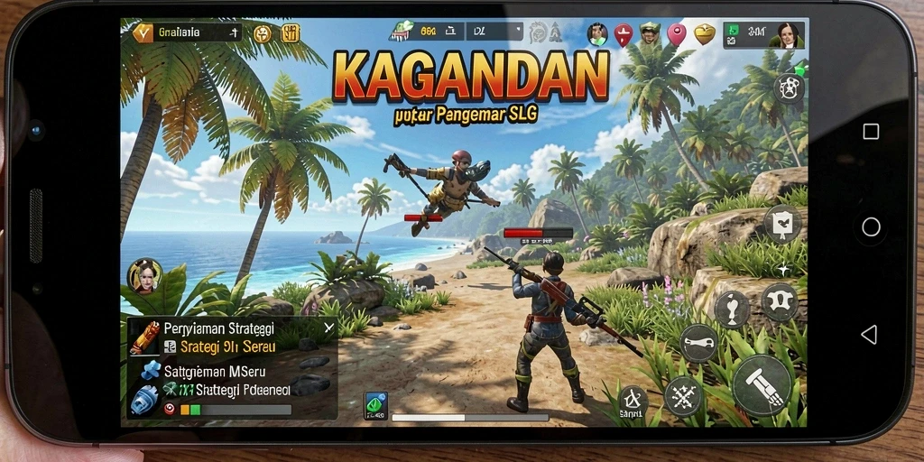 Tampilan gameplay KAGANDAN yang mendebarkan dan penuh strategi.