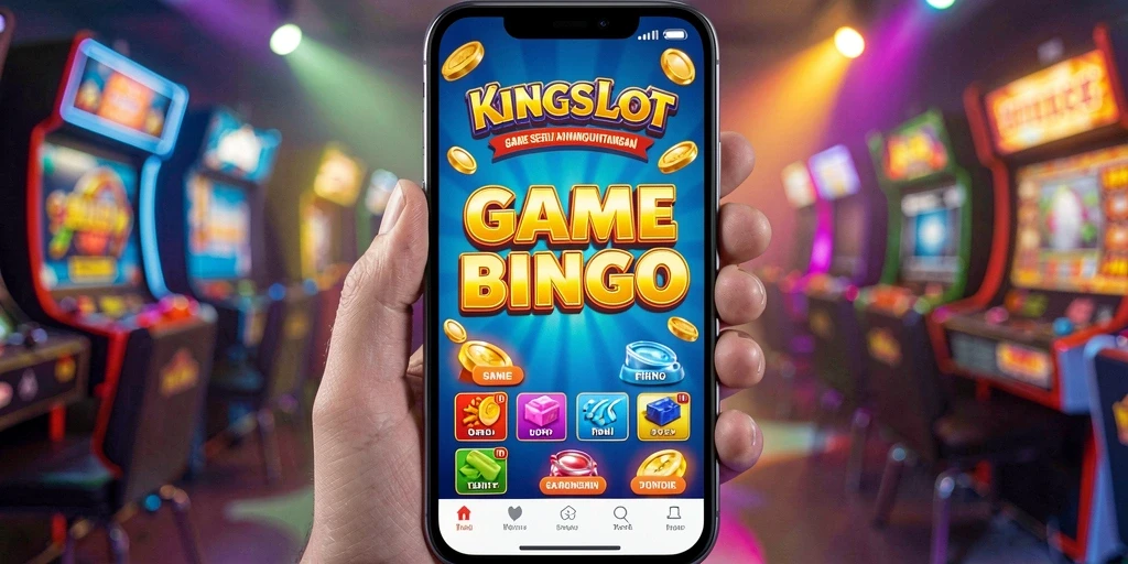 Screenshot gameplay KINGSLOT yang menampilkan momen seru bermain Bingo.