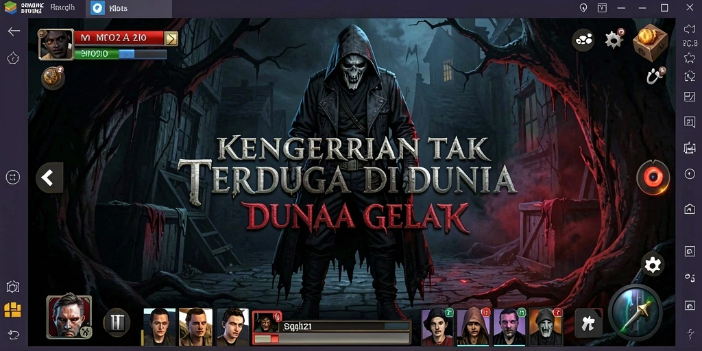Tampilan gameplay MPO2121 yang menegangkan dan menyeramkan.